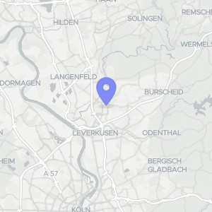 Karte von Adam-Riese-Straße 6, 6a, 8, 10, 10a, 12, 14, 14a, 16, 16a, 18, 20, 51379 Leverkusen, Opladen