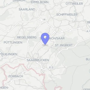 Karte von Sudstraße  9, 66125 Saarbrücken