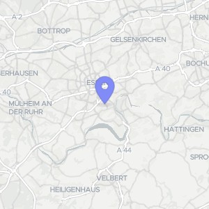 Karte von Rellinghauser Straße 338, 340, 342, 45136 Essen
