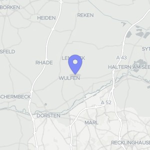 Karte von Himmelsberg 6, 46286 Dorsten, Wulfen