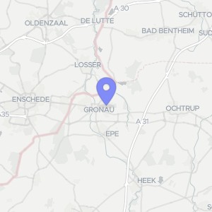 Karte von Schwabenstr. 31, 48599 Gronau