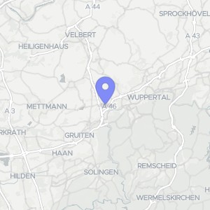 Karte von Mettmanner Straße 6, 42115 Wuppertal, Elberfeld