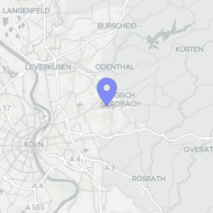 Karte von Mülheimer Straße 125, 51469 Bergisch Gladbach, Gronau