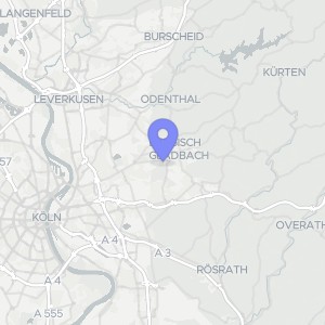 Karte von Dünnhofsweg 24, 51469 Bergisch Gladbach, Gronau