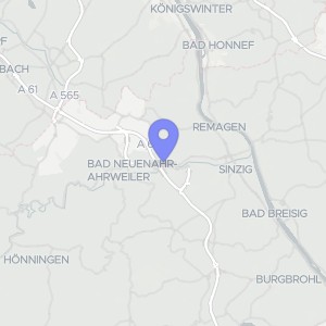 Karte von Martinusstraße 6A, 53474  Bad Neuenahr-Ahrweiler, Heppingen