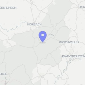 Karte von Grundstück, bebaut mit einem Einfamilienhaus; lfd. Nr. 2: tls. bebautes Grundstück : Im Eck 3, 55758 Allenbach