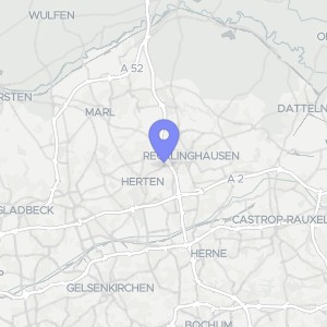 Karte von Unterstraße 14, 45659 Recklinghausen