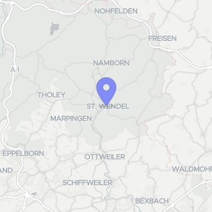 Karte von Wendalinusstraße  21, 66606  St. Wendel
