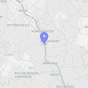 Karte von Mainzer Straße  22, 24, 53424 Remagen, Rolandswerth