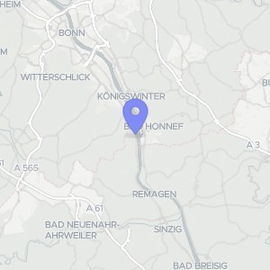 Karte von Mainzer Straße  22, 53424 Remagen, Rolandswerth