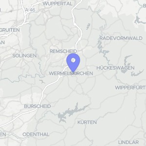 Karte von Berliner Straße 86, 88, 90, Wirtsmühler Straße 2,4,6,8, 42929 Wermelskirchen, Dorfhonnschaft