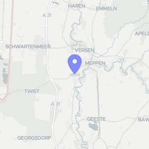 Karte von Schulstraße 2, 49716 Meppen, Rühle