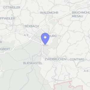 Karte von Banatstraße 12, 66424 Homburg, Schwarzenbach