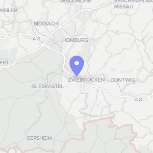 Karte von Lindberghstraße  2, 66482 Zweibrücken, Bubenhausen-Ernstweiler