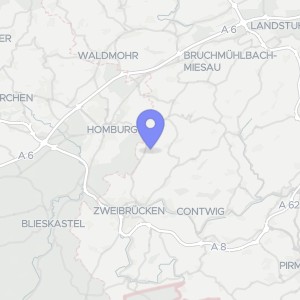 Karte von Auf dem Berg 4, 66482 Zweibrücken, Mörsbach