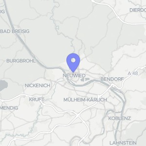 Karte von Beringstraße 43, 45, 56564 Neuwied, Heddesdorf