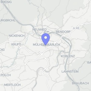 Karte von Bergstraße 26, 56218 Mülheim-Kärlich, Mülheim
