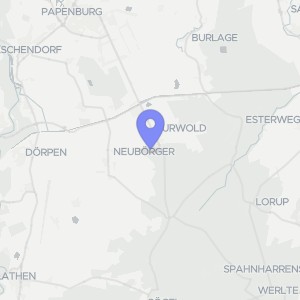 Karte von Am Kiefernkamp 35, 26903 Surwold