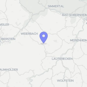 Karte von unbebauter Wald, Lfd. Nr. 2: unbebaute Wiesenfläche, Lfd. Nr. 3: Einfamilienhaus m. angeb. Stall-Scheune, bebautes Grundstück: Schloßstraße  4, 55758 Sien