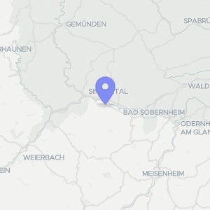 Karte von Bachstraße 25, 55627 Merxheim