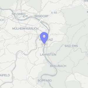 Karte von Arndtstraße  1-17, 56075 Koblenz, Oberwerth