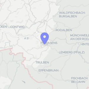 Karte von Neptunstraße  7, 66954 Pirmasens