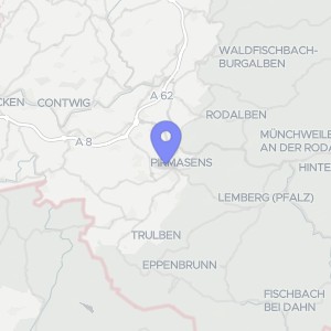 Karte von Pasquaystraße/Maler-Bürkel-Straße, 66954 Pirmasens