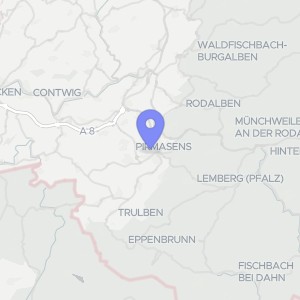 Karte von Goethestraße  16, 66953 Pirmasens