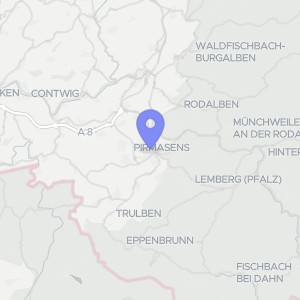 Karte von Mozartstraße 39, 00000 Pirmasens