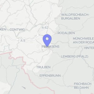 Karte von Mozartstraße, 00000 Pirmasens