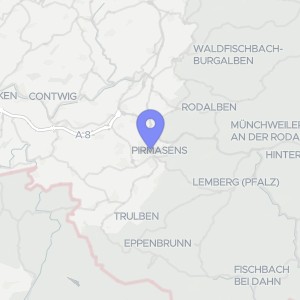 Karte von Schäferstraße, 00000 Pirmasens