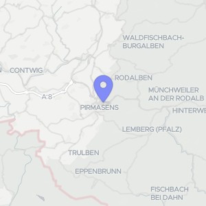 Karte von Zeppelinstraße, 00000 Pirmasens