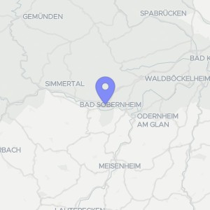 Karte von Mühlenstraße  13, 55566 Bad Sobernheim