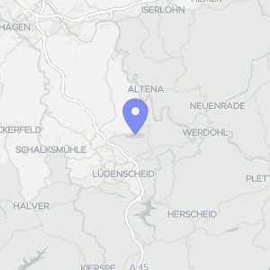 Karte von Brandhagener Weg 5, 58762 Altena (Westf.)