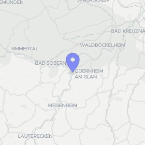 Karte von Hauptstraße 1, 55571 Odernheim