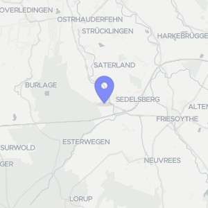 Karte von Moorgutsweg 27, 26683 Saterland, Sedelsberg