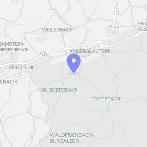 Karte von Wasserlochstücke 36, 67661 Kaiserslautern, Dansenberg