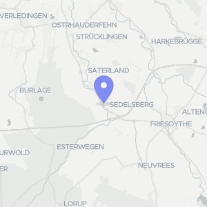 Karte von Heerstraße 12 C, 26683 Saterland, Scharrel