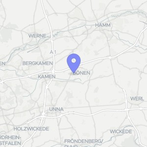 Karte von Bahnhofstraße 19, 59199 Bönen