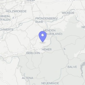 Karte von Gaxberger Weg 17, 58675 Hemer
