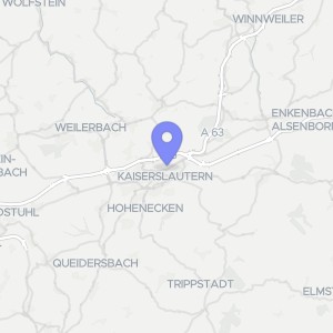 Karte von Gersweilerweg u.a., 67657 Kaiserslautern