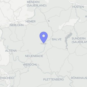 Karte von Erlenstraße 3, 58802 Balve