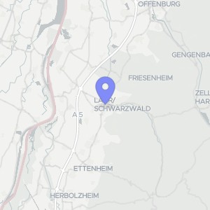 Karte von Schwarzwaldstraße 65, 57, 77933 Lahr