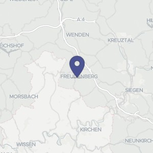 Karte von Aufm Hähnchen, 57258 Freudenberg, Niederndorf