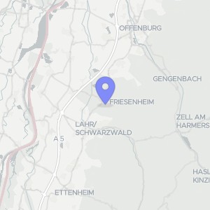 Karte von Friedrichstraße 28, 77948 Friesenheim