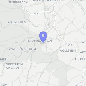 Karte von Orffstraße 1, 55543 Bad Kreunach