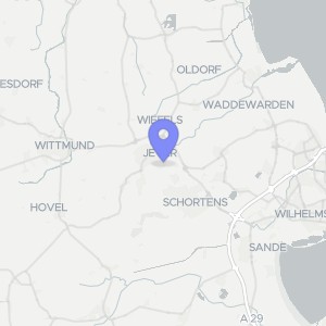 Karte von Mühlenstraße  77d, 26441 Jever