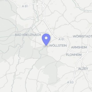 Karte von Eleonorenstraße 65, 55597 Wöllstein
