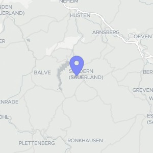 Karte von Hegelweg 7, 59846 Sundern