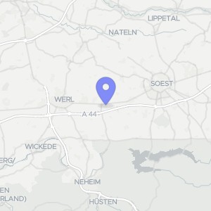 Karte von Gährenweg 25, 59494 Soest, Ostönnen